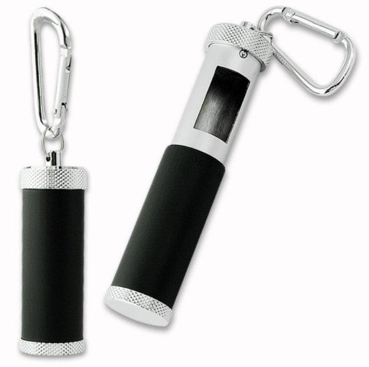 Ash Bin Black With Stainless Carabiner