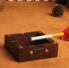Handmade Tobacco Vintage Wood Ashtray